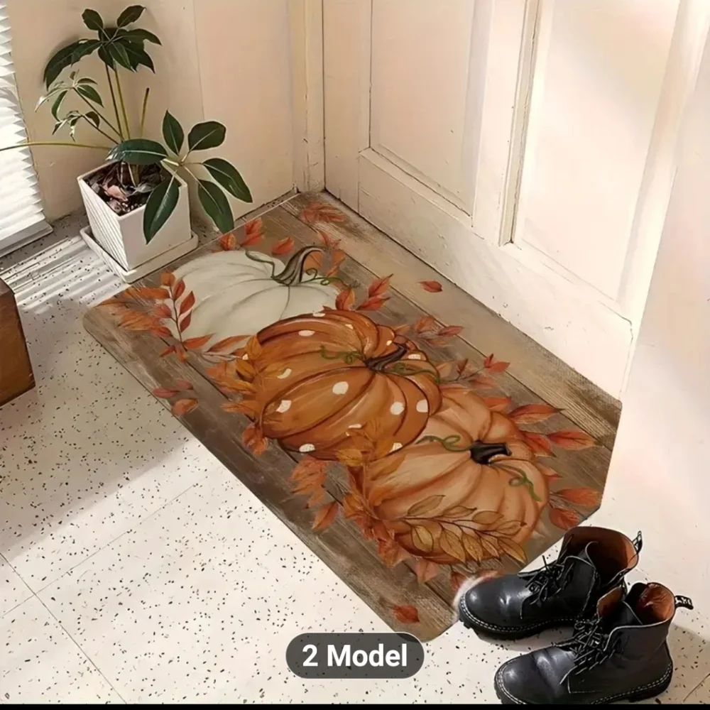 New Autumn Pumpkin Doormat #882